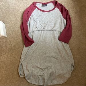 Majamas Earth maternity/nursing raglan sleep shirt